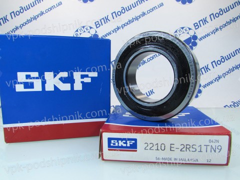 Фото1 Self-aligning ball bearing SKF 2210E-2RS1TN9