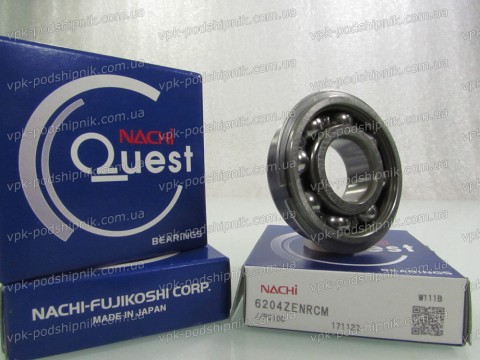 Фото1 Deep groove ball bearing NACHI 6204 ZE NR