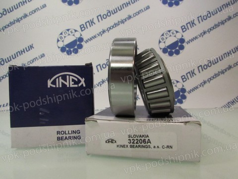 Фото1 Tapered roller KINEX 32206 single row tapered roller