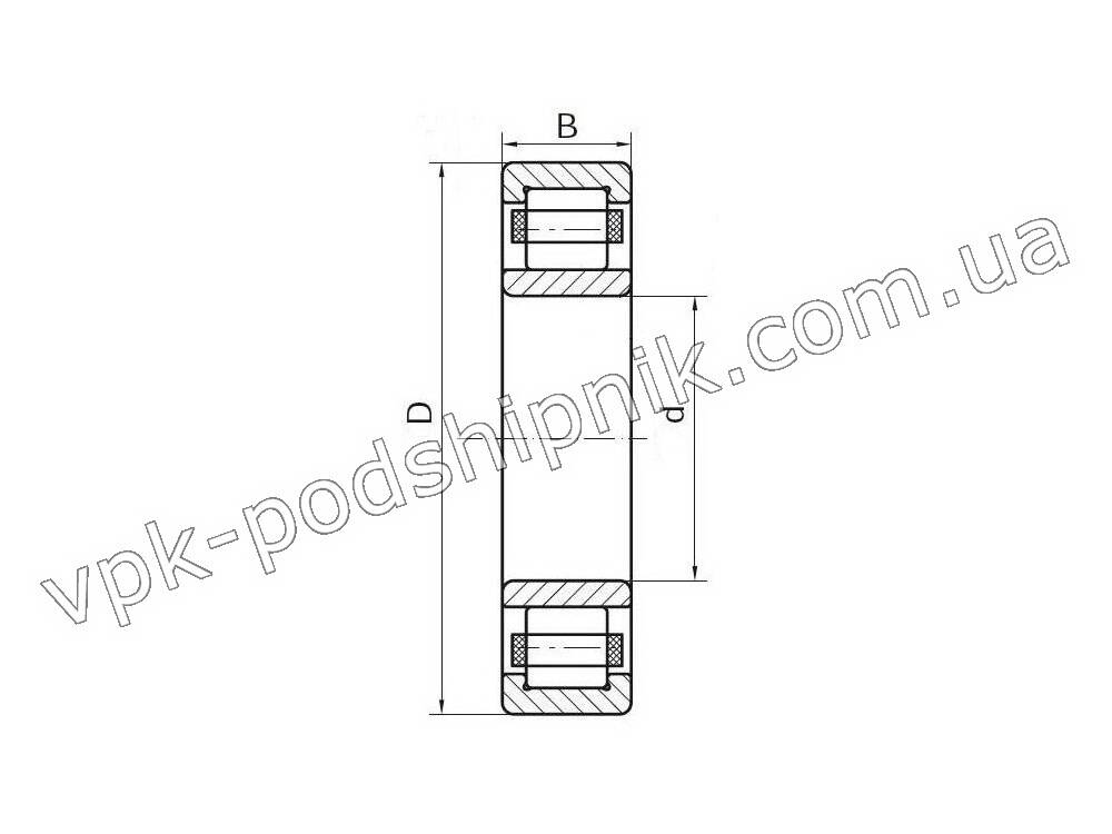 bearing drawing 32317