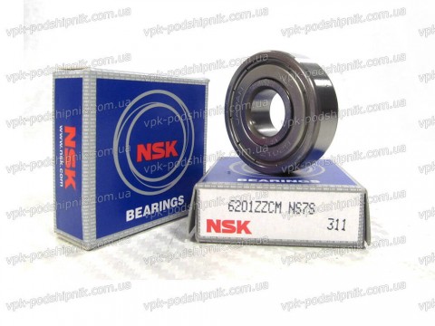 Фото1 Deep groove ball bearing NSK 6201 ZZ