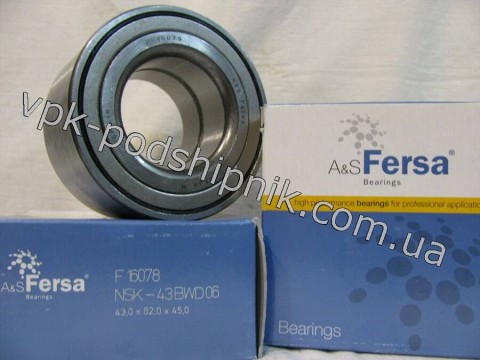 Фото1 Automotive wheel bearing FERSA F16078