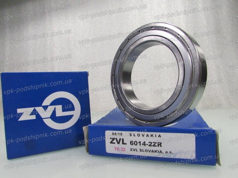 Фото1 Deep groove ball bearing ZVL 6014 ZZ