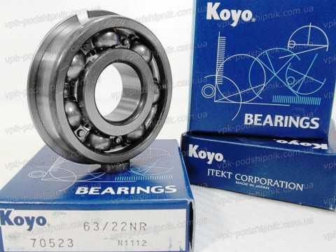 Фото1 Automotive ball bearing KOYO 63/22-NR