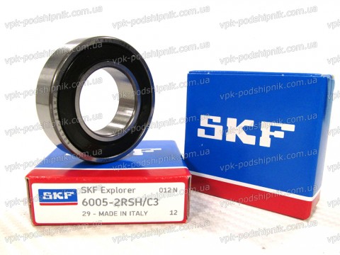 Фото1 Deep groove ball bearing SKF 6005 2RSH С3