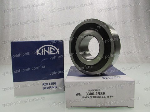 Фото1 Angular contact ball bearing KINEX 3306 2RSR