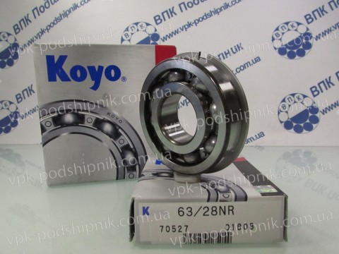Фото1 Automotive ball bearing KOYO 63/28NR