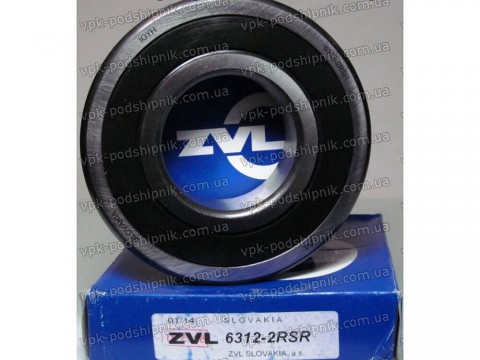 Фото1 Deep groove ball bearing ZVL 6312 RSR