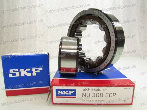 Фото1 Cylindrical roller bearing SKF NU308 ECP