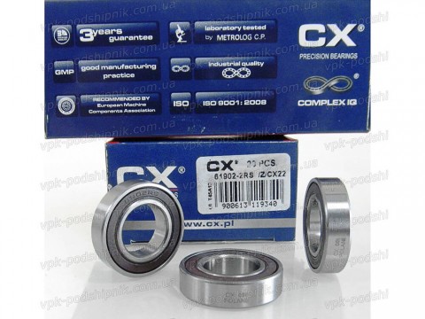 Фото1 Deep groove ball bearing CX 61902 2RS