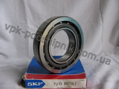 Фото1 Angular contact ball bearing SKF 7212 BECBJ