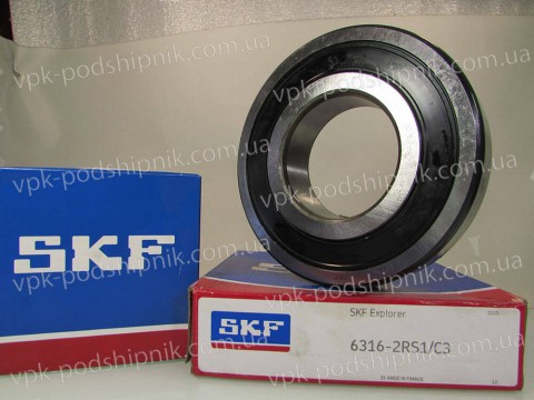 Фото1 Deep groove ball bearing SKF 6316 2RS1 C3
