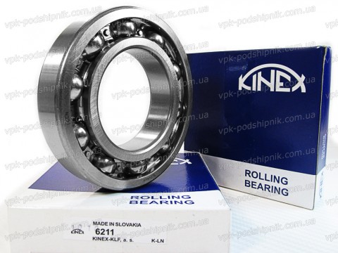 Фото1 Deep groove ball bearing KINEX 6211 55x100x21