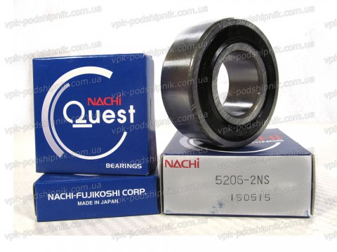 Фото1 Angular contact ball bearing NACHI 5206 2NS 30x62x23,8