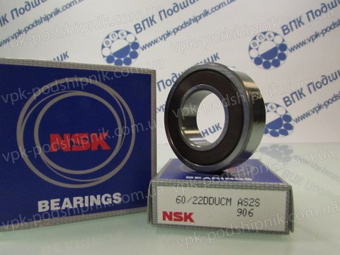 Фото1 Automotive ball bearing NSK 60/22 DDUCM 22x44x12