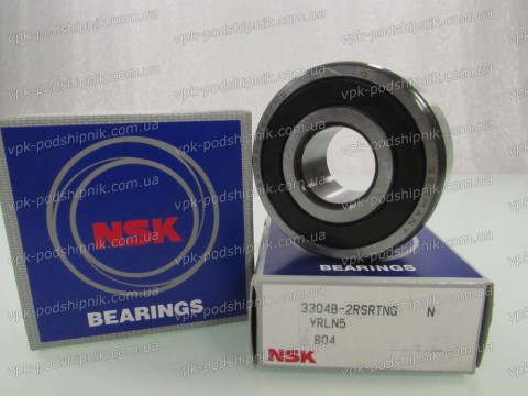 Фото1 Angular contact ball bearing NSK 3304 2RSRTNG