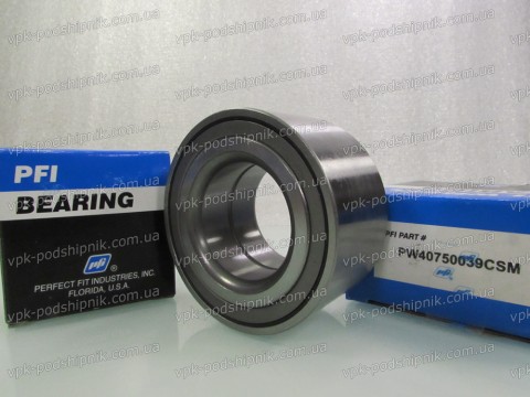 Фото1 Automotive wheel bearing PFI PW40750039CSM 40x75x39