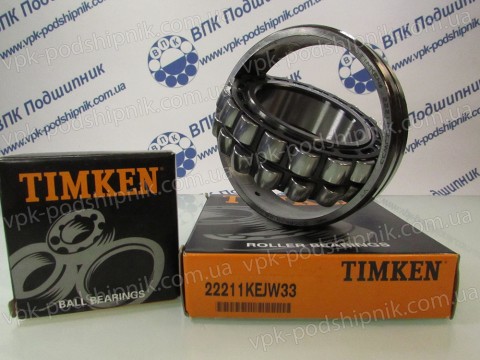 Фото1 Spherical roller bearing TIMKEN 22211KEJW33