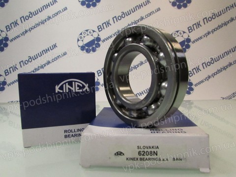 Фото1 Deep groove ball bearing KINEX 6208 N
