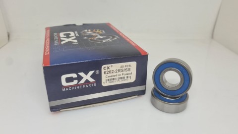 Фото1 Deep groove ball bearing 6202 2RS SS CX stainless steel