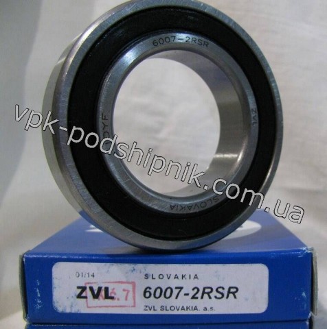 Фото1 Deep groove ball bearing ZVL 6007 RSR