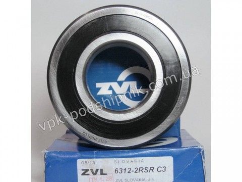 Фото1 Deep groove ball bearing ZVL 6312 2RSRC3