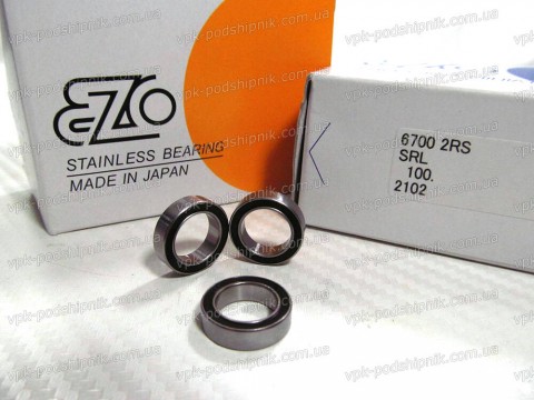 Фото1 Deep groove ball bearing EZO 6700 2RS
