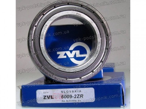 Фото1 Deep groove ball bearing ZVL 6009 2ZR
