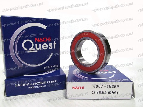 Фото1 Deep groove ball bearing NACHI 6007-2NSE C3