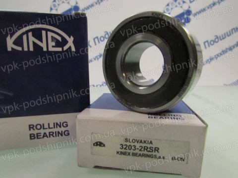 Фото1 Angular contact ball bearing KINEX 3203-2RSR