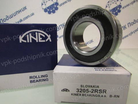 Фото1 Angular contact ball bearing KINEX 3205 2RSR