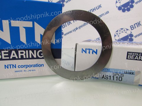 Фото1 Axial bearing washer needle thrust bearing washer NTN AS 1110