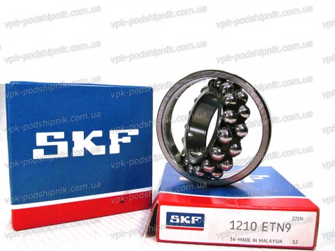 Фото1 Self-aligning ball bearing SKF 1210 ETN9