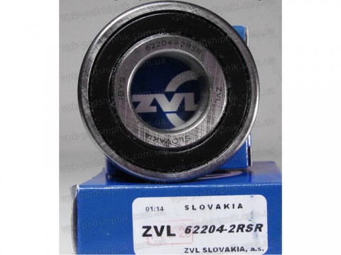 Фото1 Deep groove ball bearing ZVL 62204 RSR
