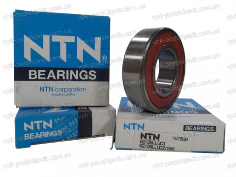 Фото1 Automotive ball bearing NTN 62/28 LLU C3
