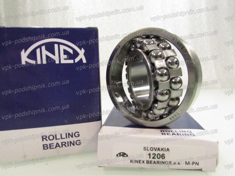 Фото1 Self-aligning ball bearing KINEX 1206