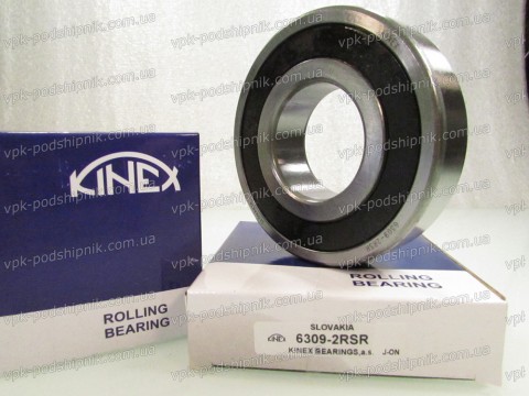 Фото1 Deep groove ball bearing KINEX 6309-2RSR