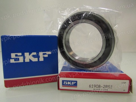 Фото1 Deep groove ball bearing SKF 61908-2RS1