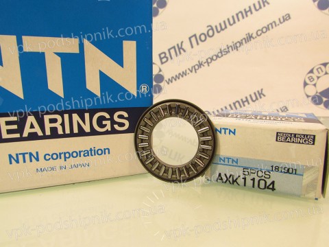 Фото1 Thrust needle roller bearing NTN AXK 1104 thrust needle roller and cage assembly