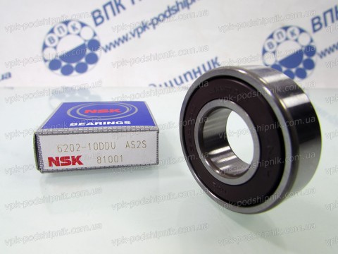 Фото1 Automotive ball bearing NSK 6202-10 DDU