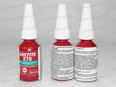 Фото1 Клей LOCTITE 270 10 мл для різьбових з'єднань вис міцн.