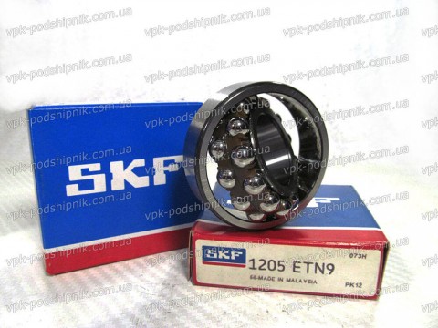 Фото1 Self-aligning ball bearing SKF 1205 ETN9