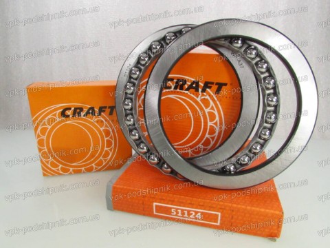 Фото1 Thrust ball bearing 120x155x25 CRAFT 51124
