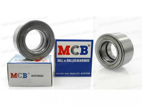 Фото1 Automotive wheel bearing MCB DAC40740036 ZZ