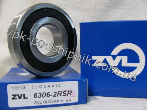 Фото1 Deep groove ball bearing ZVL 6306 RSR