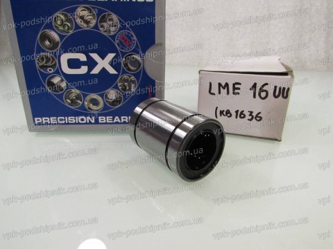 Фото1 Linear ball bearing CX KB1636UU LME 16UU 16x26x36