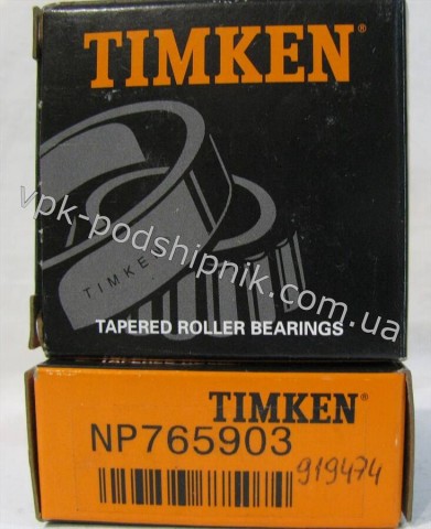 Фото1 Tapered roller TIMKEN NP765903/NP919474
