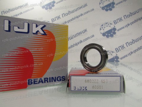 Фото1 Deep groove ball bearing IJK 6802 ZZ