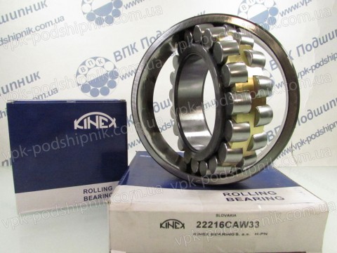 Фото1 Spherical roller bearing KINEX 22216 CAW33