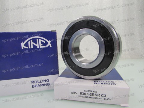 Фото1 Deep groove ball bearing KINEX 6307 2RSRC3
